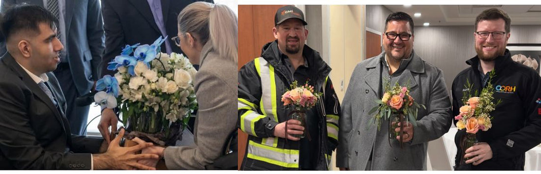 Men like flowers too!